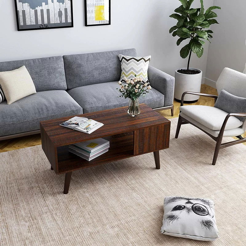 Solid Centre Sheesham Wooden Table For Living Table - Furnishiaa -  -